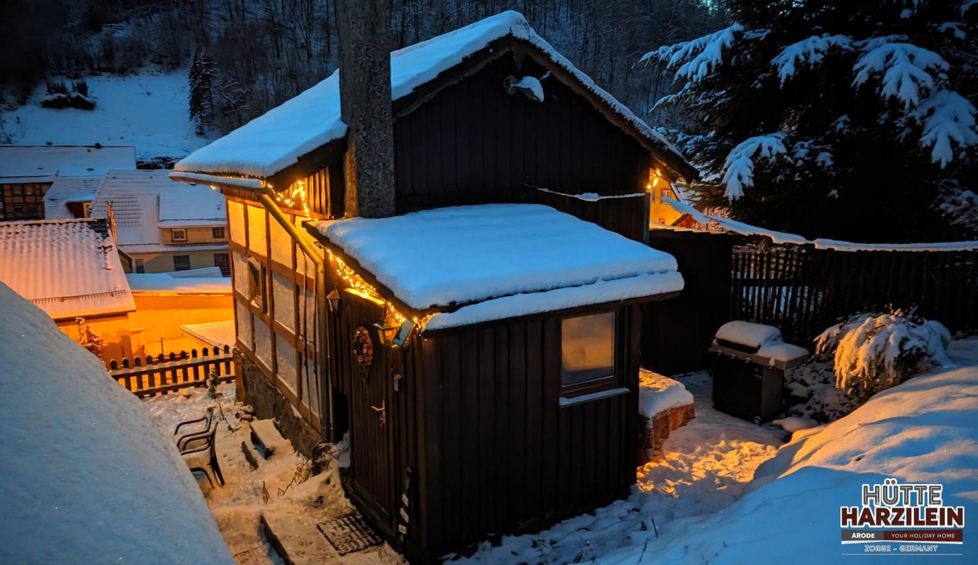 Arode Huette Harzilein - Romantic Tiny House On The Edge Of The Forest Zorge Eksteriør bilde